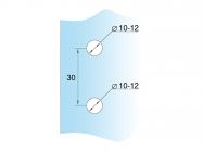 Ручка FORLI GIFF Glass PREMIO полірований хром