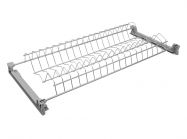 Сушка для посуду фасад 800 INOXA 701 сірий (2 полиці та 4 кріплення)