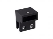 З'єднувач скло-труба 30x10 мм торцевий GIFF 311 чорний матовий