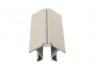 Угол универсальный к цоколю Volpato Н=100 никель браш