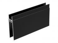 Горизонтальный профиль нижний Slider L=5000 черный матовый