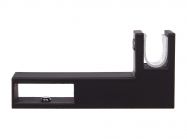 Соединитель стекло-труба угловой GIFF 319 черный матовый