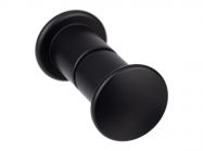 Ручка-кноб кругла GIFF Glass 269 чорний матовий