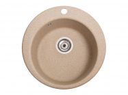 Мийка штучний камінь Solid Поні D475 латино беж (з отвором під змішувач)