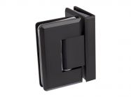 Петля 90° скло-скло GIFF 304 чорний матовий