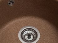 Мийка штучний камінь Solid Поні D475 теракот (з отвором під змішувач)