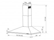 Витяжка UNNA X A/60 PB/2/T INTERLINE