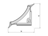 Плінтус Rehau 118 91624 Білий