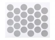 Заглушка минификса самоклеющаяся Weiss d=20 металлик (24 шт) (5067)