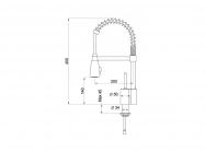 Смеситель Elleci Chef Chrome