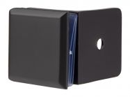 Конектор 90° стіна-скло GIFF 722 чорний матовий