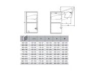 Подъемник Free Fold H5fo Hafele H=770-840 мм 8,0-15,5 кг белые заглушки (372.37.764)