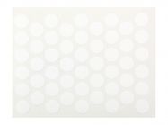 Заглушка конфирмата самоклеющаяся Weiss d=10 белый (50 шт) (1110)