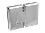 Петля 180° стекло-стекло GIFF 303 полированный хром