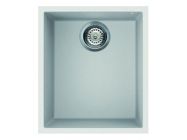 Мийка штучний камінь Elleci 380x440 Quadra 100 під стільницю Bianco Titano G68