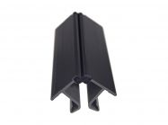 Кут до цоколю 90*-135* Volpato Н=100 чорний