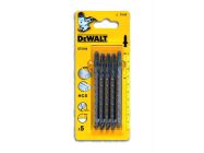 Пильне полотно DeWALT Т101D, швидке пряме розпилювання деревини, 5 од. (DT2164)