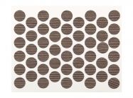 Заглушка конфирмата самоклеющаяся Weiss d=14 баменда серо-бежевый (50 шт) (3032)