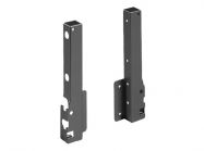 З'єднувач задньої стінки Atira лівий Hettich H=176 антрацит (9.194.641)