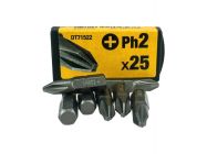 Набор бит DeWALT PH2, L=25 мм, 25 ед. (DT71522)