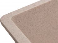 Мойка искусственный камень Solid Вега 440х420 розовый песок (под столешницу)