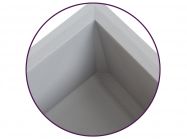 Мийка штучний камінь Elleci 790x500 Easy 300 Aluminium M79