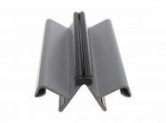 Кут до цоколю 90*-135* Volpato Н=100 чорний