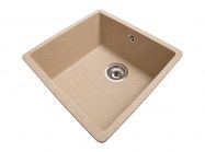 Мойка искусственный камень Solid Вега 440х420 латино беж (под столешницу)