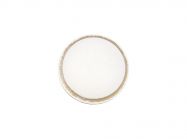 Ручка кнопка Gamet GR49-L44 белый матовый с золотой патиной