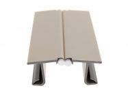 Кут до цоколю 90*-135* Volpato Н=100 слонова кістка