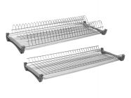 Сушка для посуду Т3 фасад 900 GIFF нержавіюча сталь (2 полиці, 2 піддона та 4 кріплення)