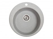 Мойка искусственный камень Solid Пони D475 серый гранит (с отверстием под смеситель)