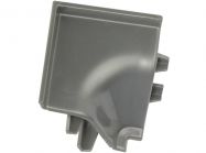 Кут до плінтуса Rehau 118 90* 98656 Сірий металік-внутрішній 