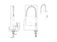 Смеситель Elleci P01 Chrome