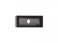 Конектор стіна-труба 30x10 мм GIFF 318 чорний матовий