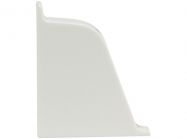 Заглушка к плинтусу 118 Rehau Белый-левая 91115