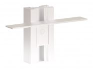 Полицетримач для скляної полиці Volpato Stili L=160 білий (пара)