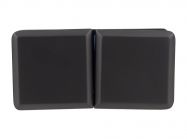 Конектор 180° скло-скло GIFF 724 чорний матовий