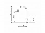 Змішувач Interline Tango White