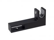 З'єднувач скло-труба кутовий GIFF 319 чорний матовий