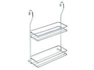 Полка к рейлингу d=16 для специй двойная GIFF хром