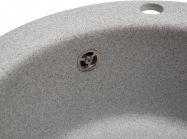 Мойка искусственный камень Solid Пони D475 серый гранит (с отверстием под смеситель)