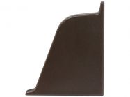 Заглушка к плинтусу 118 Rehau Сепия коричневая-правая 96102