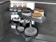 Механізм Combi`S в кутовий модуль 850 Inoxa Ikona/Helios 846BH/DX правий ардезія (2 полиці)