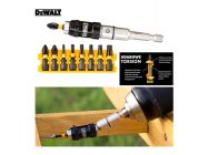 Набір біт DeWALT IMPACT Torsion з кутовим бітотримачем, 10 од. (DT70578Т)