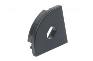 Заглушка BIOM ZPU-16B, для углового профиля, для радиального рассеивателя  LM-R16, черная