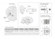 Стяжка с болтом 19 HAFELE Rafix белый (263.10.705/263.20.141)