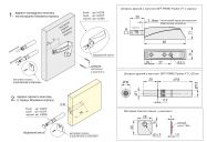 Толкатель врезной с магнитом и ответной планкой GIFF PRIME Pusher-FT L=20 мм черный