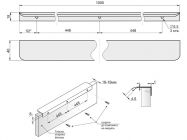 Ручка профильная GIFF 1/268/1000 матовое золото