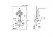 Петля накладна з дотягувачем Clip-on ALVA SA D=35 H=0 нікель